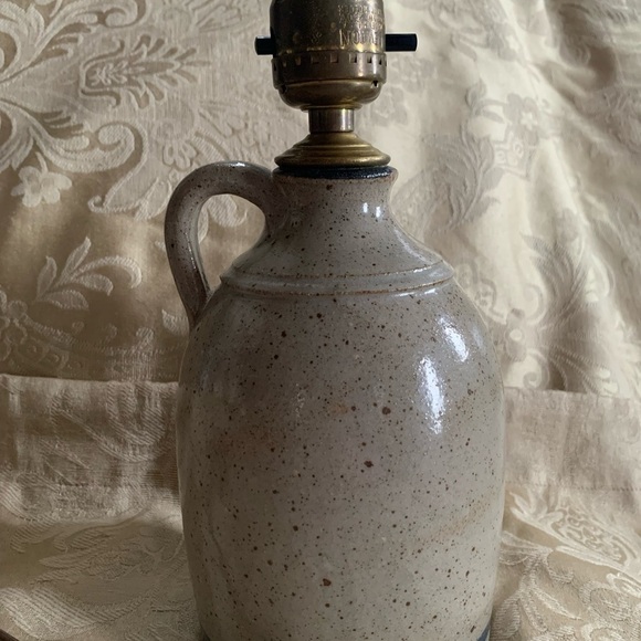 Vintage Pottery Jug Lamp – Possibly Westerwald Pottery - Picture 3 of 8